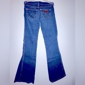 Wrangler bootcut jeans size 10 Slim girls